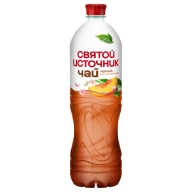 Черный чай Святой Источник со вкусом персик-жасмин 1л ПЭТ фото смотреть